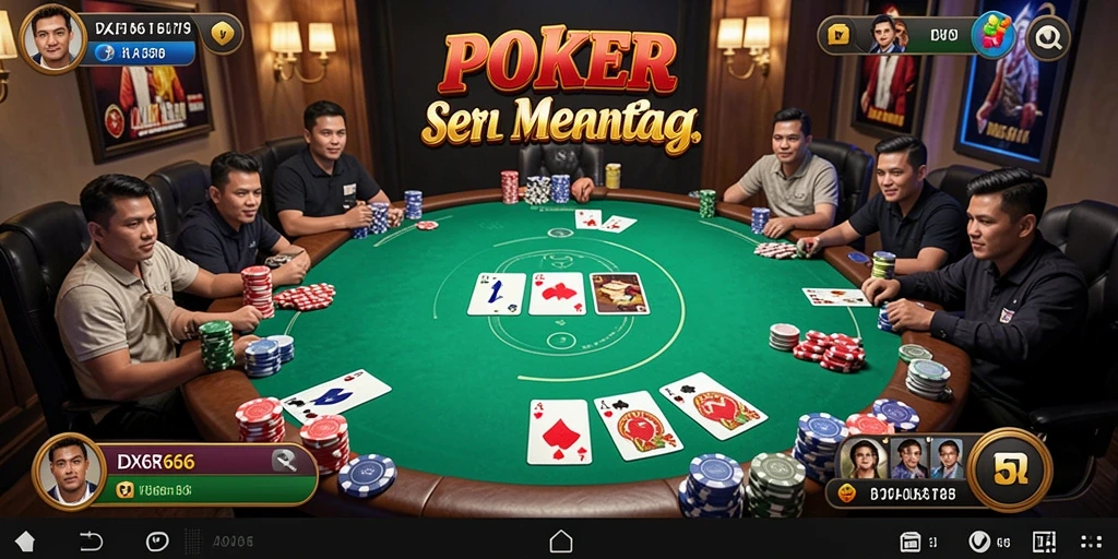 Tampilan gameplay poker yang seru di IDX66.