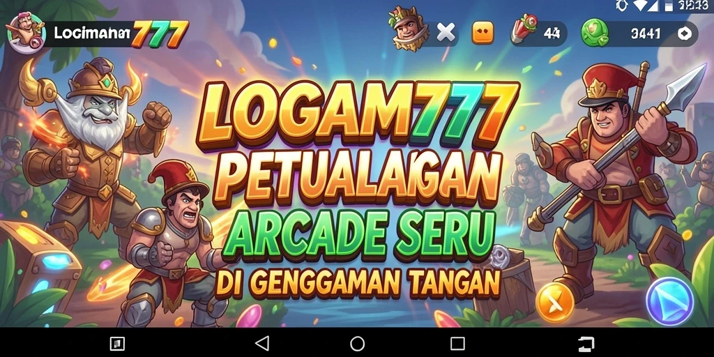 Tampilan gameplay LOGAM777 yang seru dan menantang.