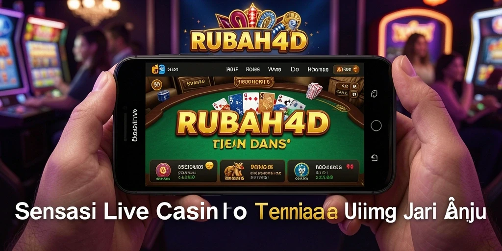 Tampilan gameplay Live Casino di RUBAH4D yang menarik dan interaktif.
