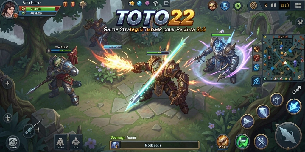 Tampilan gameplay menegangkan dalam TOTO22 dengan strategi SLG yang mendalam.