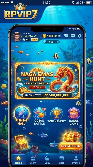 Antarmuka pengguna rpvip7 yang intuitif.